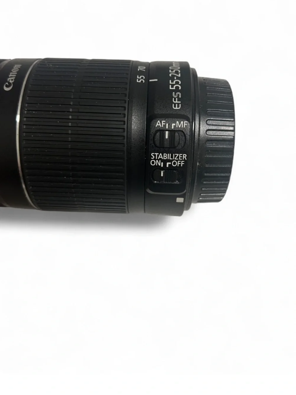 Canon EFS Lens 55-250mm Telephoto Zoom Lens + Image Stabilizer
